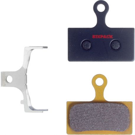 Plaquettes SIXPACK Shimano XTR, XT, SLX (IcetechR® compatible) métalliques