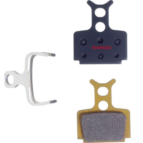Plaquettes SIXPACK Formula Mega , The One, RX, R1, T1, Cura (2-piston) métalliques