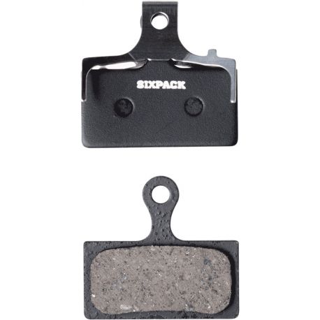 Plaquettes SIXPACK Shimano XTR, XT, SLX (IcetechR® compatible) semi-métalliques