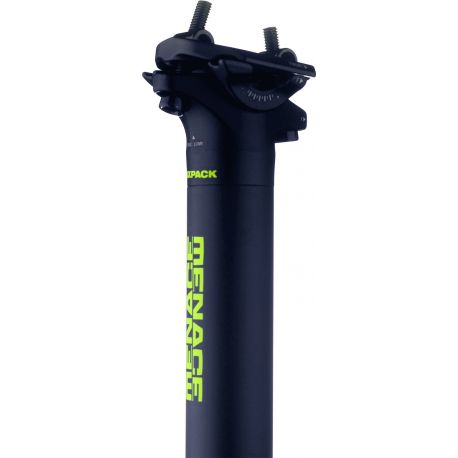 Tige de selle SIXPACK Menace 27.2 mm Noir/Jaune