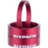 Entretoises de direction SIXPACK Menace 1.1/8 Rouge