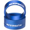 Entretoises de direction SIXPACK Menace 1.1/8 Bleu