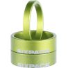 Entretoises de direction SIXPACK Menace 1.1/8 Vert