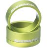 Entretoises de direction SIXPACK Menace 1.1/8 Vert