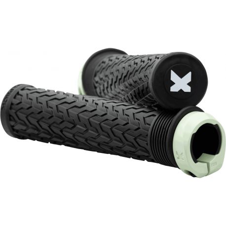 Poignées SIXPACK S-Trix PA Noir/Vert Fumé