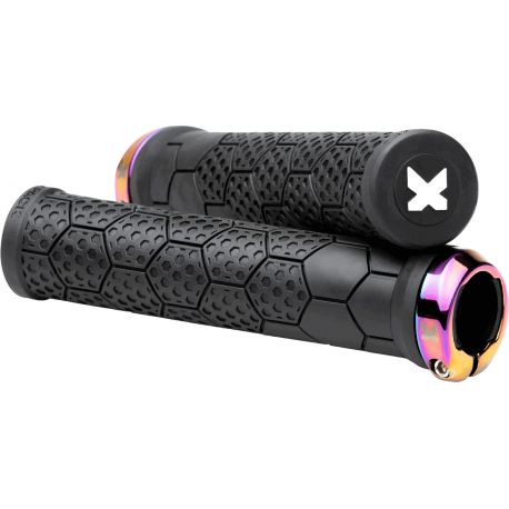 Poignées SIXPACK Z-Trix AL Noir/Oil slick