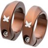 Bagues lock-on SIXPACK AL Bronze (la paire)