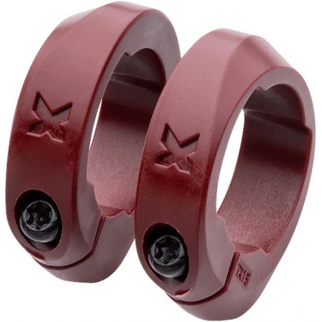 Bagues lock-on SIXPACK PA Bordeaux (la paire)