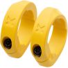 Bagues lock-on SIXPACK PA Jaune (la paire)
