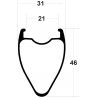 Roues REYNOLDS AR46 Tubeless Disque Shimano (la paire)