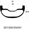 Roues REYNOLDS Blacklabel 309/307 Enduro EXP MS/XD 148 (la paire)