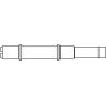 Axe SUN RINGLE SRX Centerlock 150/157 mm Aluminium