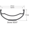 Jante SUN RINGLE Duroc SD37 27.5 28P Noir