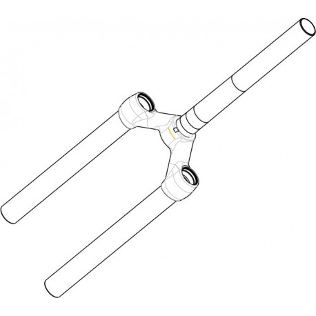 Pivot/Té/Plongeurs MANITOU Markhor 29 BT 51OS Noir