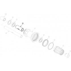 Entretoise d'axe arrière REYNOLDS GW