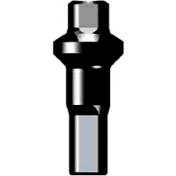 Ecrou de rayon REYNOLDS externe Aluminium sq head Noir (l'unité)