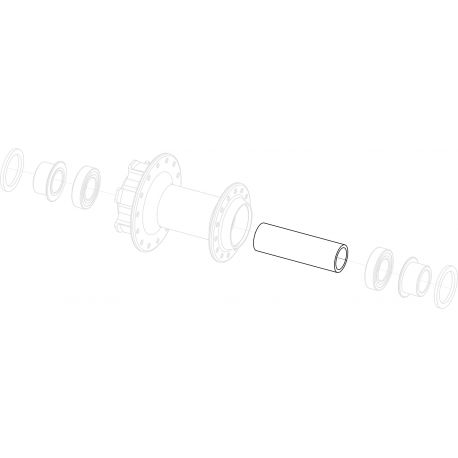 Axe SUN RINGLE Dirty Flea Avant 15 mm