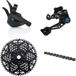 Groupe BOX COMPONENTS Three Prime 9 vitesses 12-50 Single-Shift E-Bike