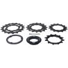 Pignons BOX COMPONENTS Three Prime 9 12/14/16/18 dents (avec écrou)