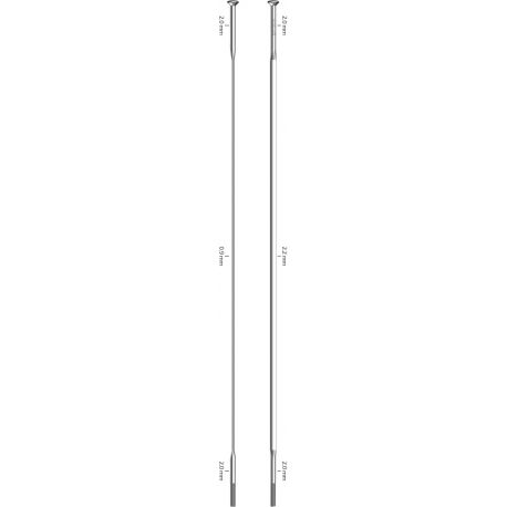 Rayon REYNOLDS Sapim CX-Ray DP 299 mm Noir