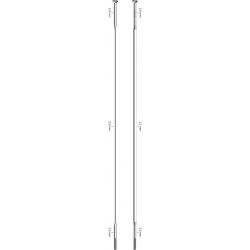 Rayon REYNOLDS Sapim CX-Ray DP 303 mm Noir