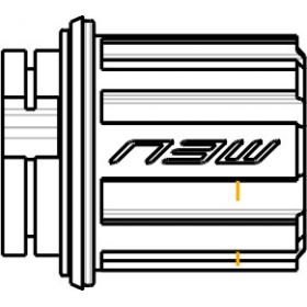 Corps de roue-libre SUN RINGLE SRC/SRX Campagnolo N3W Aluminium 3 cliquets