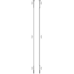 Rayon REYNOLDS Sapim CX-Sprint DP 260 mm Noir